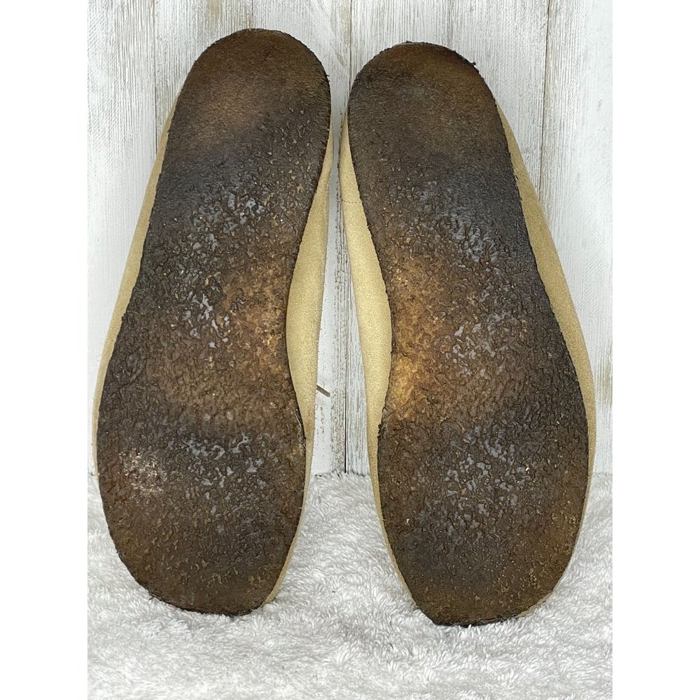 ***SOLD*** Vintage Clarks Originals Wallabee Men's Tan Suede Size 9 - Picture 6 of 9